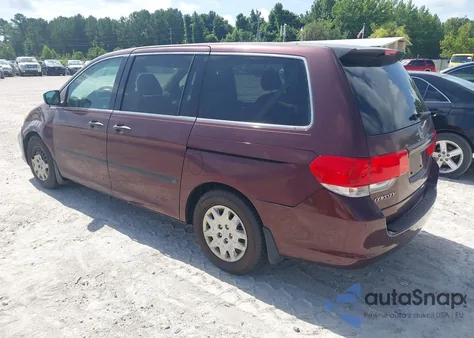 2010 Honda Odyssey Lx z USA, uszkodzony, nr VIN 5FNRL3H28AB035815